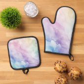 パステルディライトキッチンセット 鍋つかみ&鍋敷きセット (トップダウン)