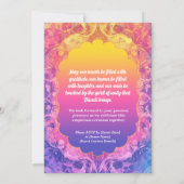 パステルディワリエレガンス 招待状 (裏面)