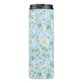 パステルデイジーフラワーガーデンパターン タンブラー (裏面)
