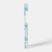 パステルデイジーフラワーガーデンパターン iPhoneケース (左側面)