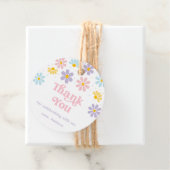 パステルデイジーフラワー誕生日 フェイバータグ (インサイチュ)