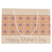 パステルデザインウィズピーチ ラージペーパーバッグ (裏面)