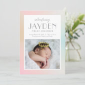 パステルデライトベビー誕生のお知らせ シーズンカード (スタンド正面)