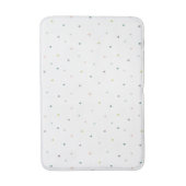 パステルトライアングルドールパターン バスマット (正面縦)