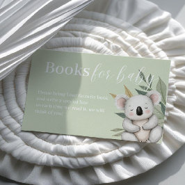 パステルトロピカルサファリ動物の本ベビー 名刺