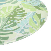 パステルトロピカルパーム葉ズ カッティングボード (角)