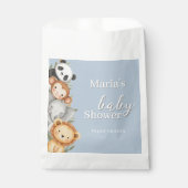 パステルトロピカルベビーシャワージャングルサファリ動物 フェイバーバッグ (正面)