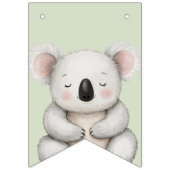 パステルトロピカルワイルドワンジャングルサファリ動物 バンティングフラッグ (第2の旗)