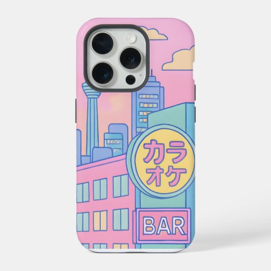 パステルトーキョードリーム 🌸🏙️ iPhoneケース (裏面)