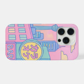 パステルトーキョードリーム 🌸🏙️ iPhoneケース (裏面横)