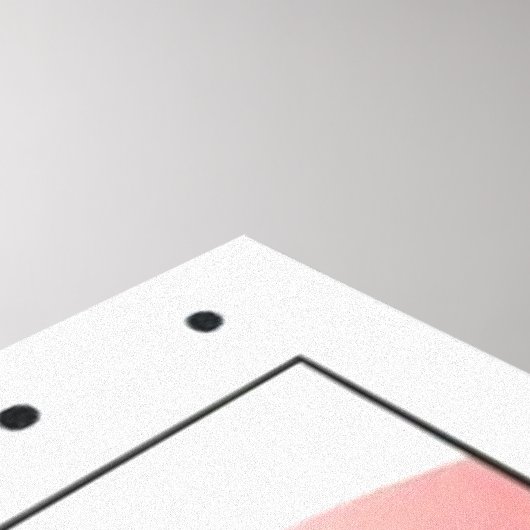 パステルトーンでの幾何学的な抽象化 キャンバスプリント (コーナー (上部))