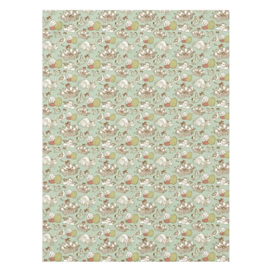 パステルトーンイースターデザイン テーブルクロス (正面)