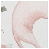 パステルトーン猫パターン ファブリック (クローズアップ)