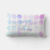 パステルドットのスウィートドリームス保育園の名言 ランバークッション (裏面)