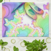 パステルドラゴンフライキッチンタオル キッチンタオル (折り畳み)