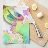 パステルドラゴンフライキッチンタオル キッチンタオル (四つ折り)