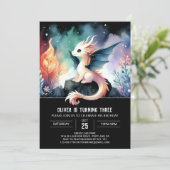 パステルドリーミドラゴン誕生日 招待状 (スタンド正面)