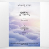 パステルドリーミー結婚式招待状 三つ折りプログラム (内部中)