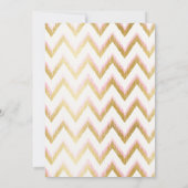 パステルドリームキャッチャーフェイクゴールドフォイルスウィート16パーティー 招待状 (裏面)