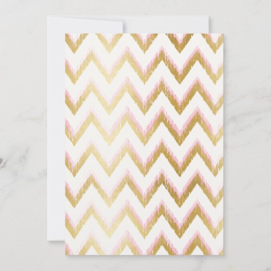 パステルドリームキャッチャーフェイクゴールドフォイルスウィート16パーティー 招待状 (裏面)