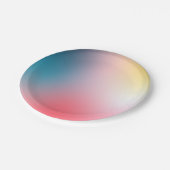 パステルドリームグラデーションパーティープレート ペーパープレート (アングル)