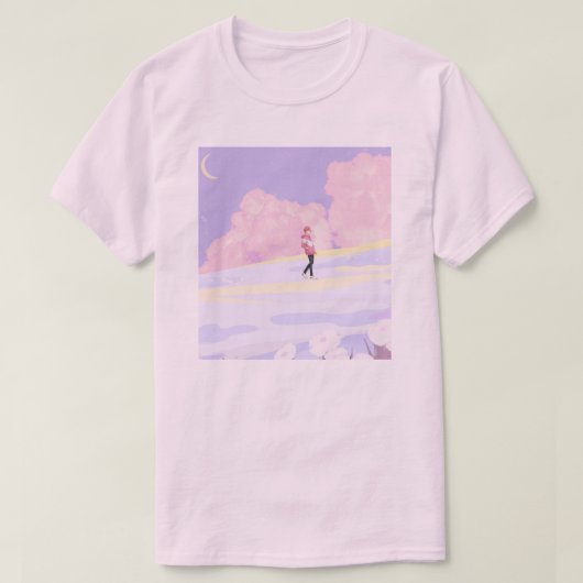 パステルドリームスケープウォーカー Tシャツ (デザイン正面)