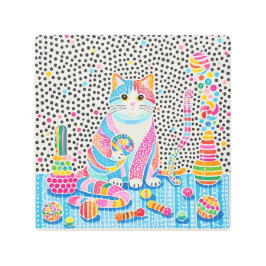 パステルドリームズソフトウォールアート メタルプリント