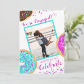 パステルドーナツ婚約パーティ 招待状 (スタンド正面)