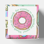 パステルドーナツ誕生日パーティーテーマ フェイバーボックス (上部)