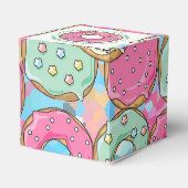 パステルドーナツ誕生日パーティーテーマ フェイバーボックス (裏面サイド)