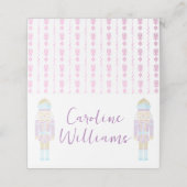 パステルナツクラッカークリスマス座席表 プレイスカード (外部開封)