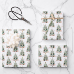 パステルナツクラッカークリスマス ラッピングペーパーシート