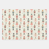 パステルナツクラッカーズ&バレリーナ ラッピングペーパーシート (正面)