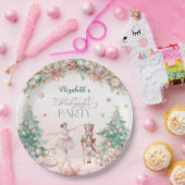 パステルナツクラッカーバレリーナバースデーパーティー ペーパープレート (パーティー)