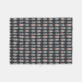 パステルナツクラッカー フリースブランケット (正面(横))