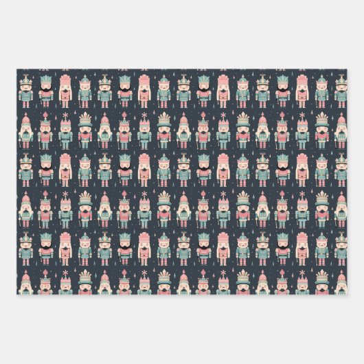 パステルナツクラッカー ラッピングペーパーシート (正面)