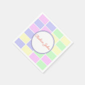 パステルナーサリーカラー スタンダードカクテルナプキン (角)