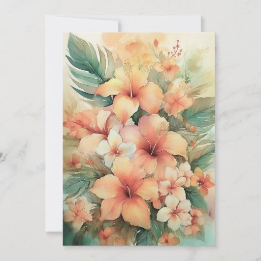 パステルハイビスカス シーズンカード (正面)