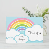 パステルハッピーリトルレインボー サンキューカード (スタンド正面)