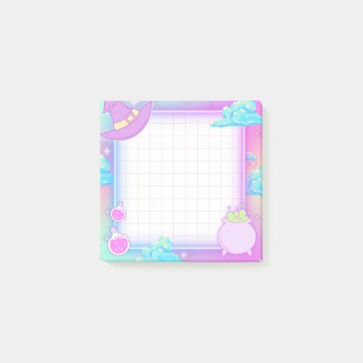 パステルハロウィッチー ポストイット (正面)