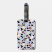 パステルハロウィンモノグラムの ラゲッジタグ (裏面縦)