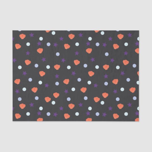 パステルハロウィーンシーシェル&シースターズinブラック 薄葉紙 (正面)