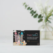 パステルハロウィーンジェンダーが赤ちゃんシャワーを明かす エンクロージャーカード (スタンド正面)