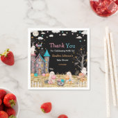 パステルハロウィーンジェンダーが赤ちゃんシャワーを明かす スタンダードカクテルナプキン (インサイチュ)