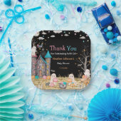 パステルハロウィーンジェンダーが赤ちゃんシャワーを明かす ペーパープレート (パーティー)