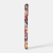 パステルハロウィーンスカル、こうもり、幽霊、カボチャ iPhone 15ケース (右側面)