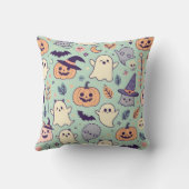パステルハロウィーンパタ不気味ーン クッション (裏面)