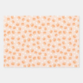 パステルハロウィーンベビー幽霊パンプキンズラベンダー ラッピングペーパーシート (正面2)