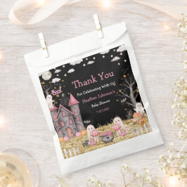 パステルハロウィーンリトルブガールベビーシャワー フェイバーバッグ