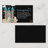 パステルハロウィーンリトルブボーイベビーシャワー エンクロージャーカード (正面/裏面)